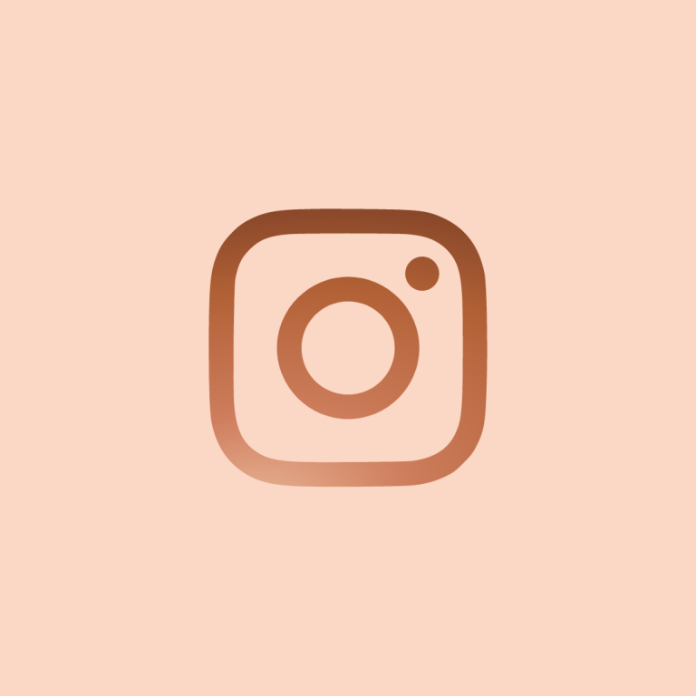 Instagram logo image brown